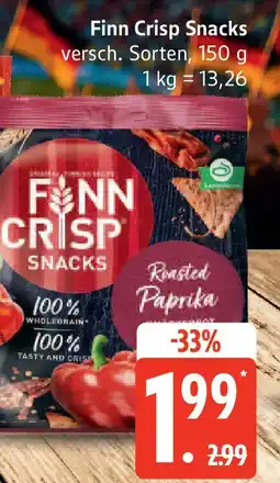 Edeka Finn Crisp Snacks Angebot