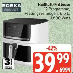 Edeka EDEKA zuhause Heißluft-Fritteuse Angebot