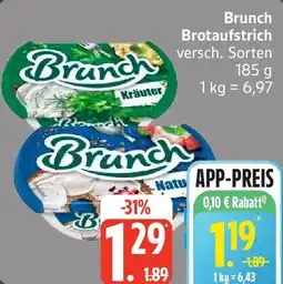 Edeka Brunch Brotaufstrich Angebot