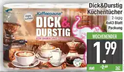 E-Center Dick&Durstig Küchentücher Angebot