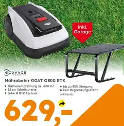 Globus Baumarkt Ecovacs Mähroboter GOAT 0800 RTK Angebot