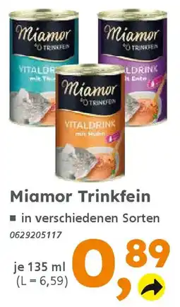 Globus Baumarkt Miamor Trinkfein Angebot