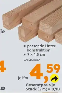 Globus Baumarkt Terrassendiele Douglasie Angebot
