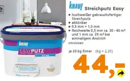 Globus Baumarkt KNAUF Streichputz Easy Angebot