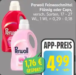 Edeka Perwoll Feinwaschmittel Flüssig oder Caps Angebot