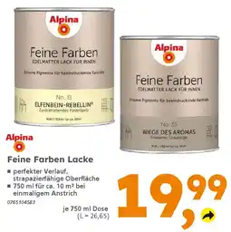 Globus Baumarkt Alpina Feine Farben Lacke Angebot