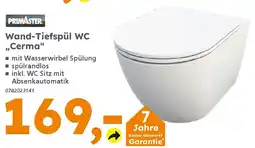Globus Baumarkt PRIMASTER Wand-Tiefspül WC " Cerma" Angebot