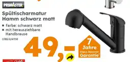 Globus Baumarkt PRIMASTER Spültischarmatur Hamm schwarz matt Angebot