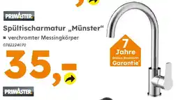 Globus Baumarkt PRIMASTER Spültischarmatur „,Münster" Angebot