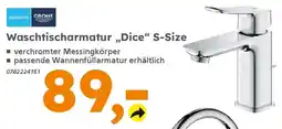 Globus Baumarkt GROHE Waschtischarmatur „Dice" S-Size Angebot