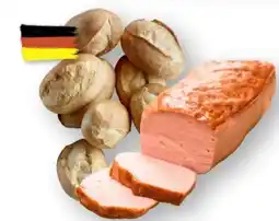 Scheck-in-Center Warmer Fleischkäse im Brötchen Angebot