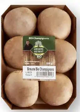 Scheck-in-Center Unsere Heimat Bio Champignons Angebot