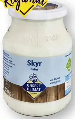 Scheck-in-Center Unsere Heimat Echt & Gut Skyr Angebot