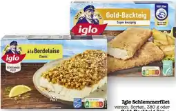 Scheck-in-Center Iglo Schlemmerfilet Angebot