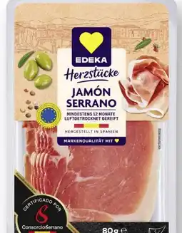Scheck-in-Center Edeka Herzstücke Jamon Serrano Schinken Angebot
