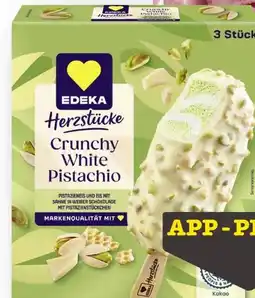 Scheck-in-Center Edeka Herzstücke Crunchy White Pistachio Angebot