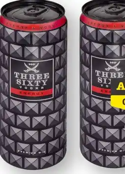 Scheck-in-Center Three Sixty Vodka Energy Angebot