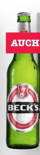 Scheck-in-Center Beck's Bier Angebot
