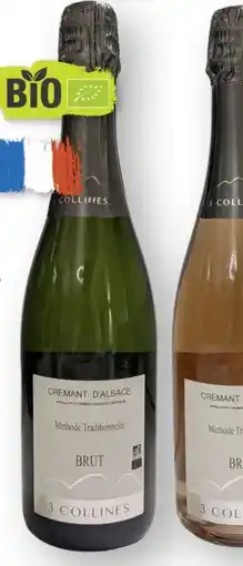 Scheck-in-Center Chateau Trois Collines Bio Elsass Crémant d’Alsace Méthode Angebot