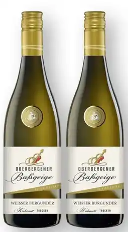 Scheck-in-Center Oberbergener Baßgeige Weißer Burgunder Kabinett Angebot