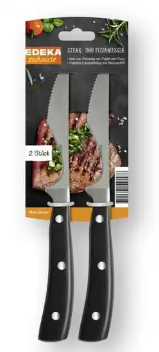 Scheck-in-Center Edeka zuhause Steak- und Pizzamesser 2-tlg Angebot