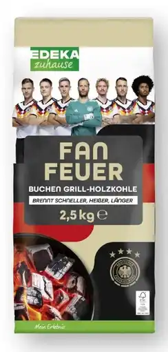 Scheck-in-Center Edeka zuhause Buchen Grill-Holzkohle Fan Feuer Angebot