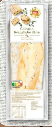 nahkauf Rewe Feine Welt Königliche Olive Ciabatta Angebot