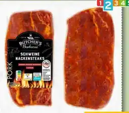 REWE Center Butcher’s Barbecue Schweine-Nackensteaks Angebot