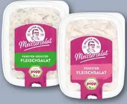 REWE Center Popp Feinster Fleischsalat Angebot