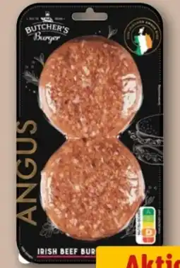 REWE Center Butcher’s Burger Angus Irish Beef Patties Angebot