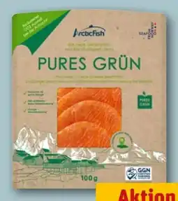 REWE Center Arctic Fish Pures Grün Räucherlachs Angebot