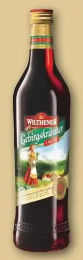 REWE Center Wilthener Gebirgskräuter Likör Angebot