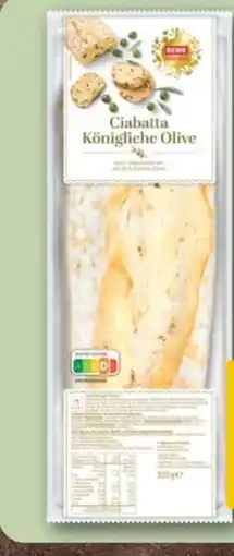 REWE Center Rewe Feine Welt Königliche Olive Ciabatta Angebot