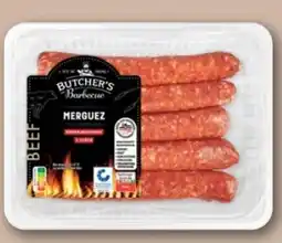 REWE Center Butcher’s Barbecue Merguez Rinder-Bratwurst Angebot