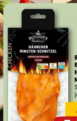 REWE Center Butcher’s Barbecue Hähnchen-Minuten Schnitzel Angebot