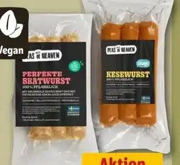 REWE Center Peas of Heaven Wurst Vegan Angebot