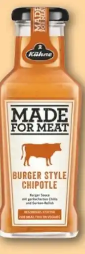 REWE Center Kühne Made for Meat Chipotle Burger Style Sauce Angebot