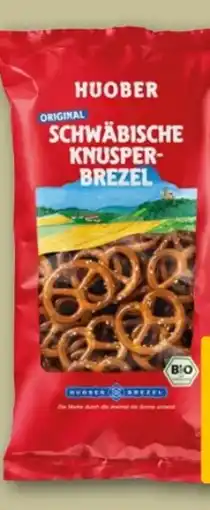 REWE Center Huober Brezel Original Schwäbische Bio Knusper-Brezel Angebot