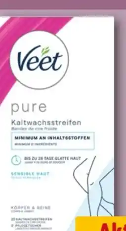 REWE Center Veet Kaltwachsstreifen Angebot