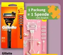 REWE Center Gillette Fusion5 Rasierer Angebot