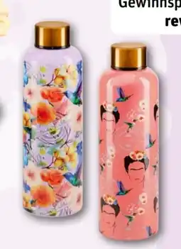 REWE Center Edelstahl Trinkflasche Frida Kahlo Angebot