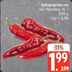 Edeka Spitzpaprika rot Angebot
