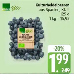 Edeka EDEKA Bio Kulturheidelbeeren Angebot