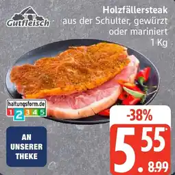 Edeka Gutfleisch Holzfällersteak Angebot