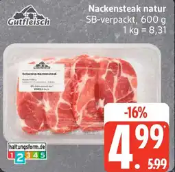 Edeka Gutfleisch Nackensteak natur Angebot