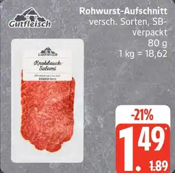 Edeka Gutfleisch Rohwurst-Aufschnitt Angebot