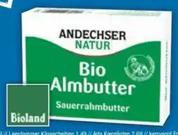 E-Center Andechser Natur Bio Almbutter Sauerrahmbutter Angebot