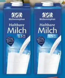 E-Center Weihenstephan Haltbare Milch Angebot