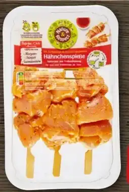 REWE Center Nature & Respect Hähnchen-Spieße Angebot