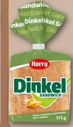 REWE Center Harry Brot Dinkel Sandwich Angebot